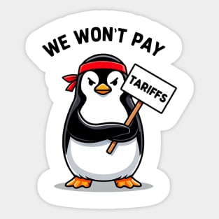 Resist-Penguin Sticker